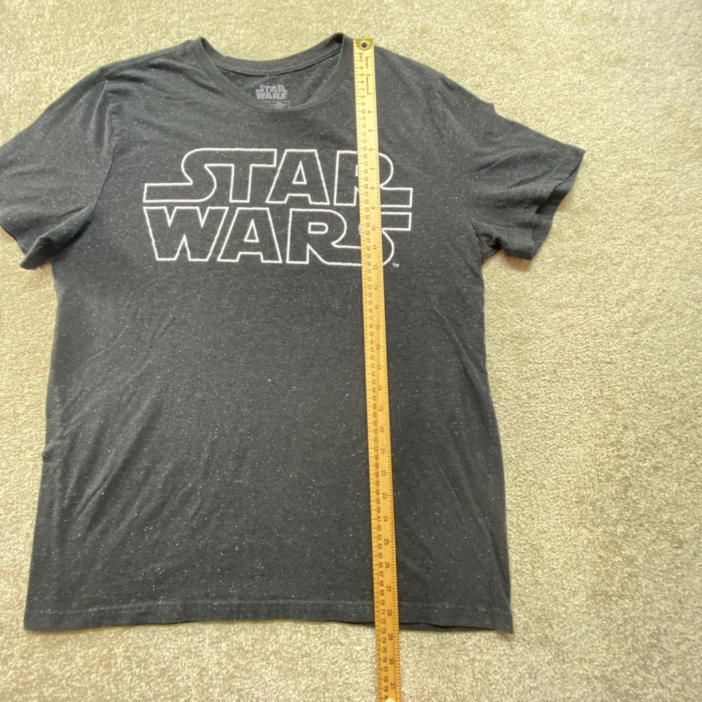 Star Wars Shirt Womens 2X Gray Speckled Short Sleeve Crew Neck Graphic Tee - Picture 4 of 7